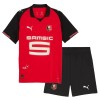 Virallinen Fanipaita + Shortsit Stade Rennais Kotipelipaita 2025-26 - Lasten